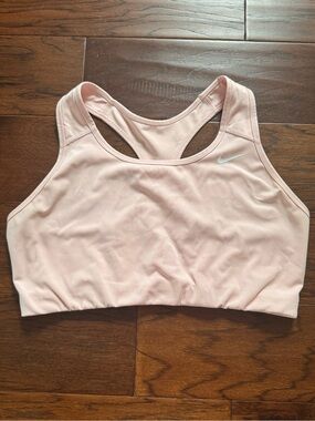 Nike Dri-FIT Racerback Sports Bra Pink Size XL